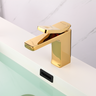 Torneira Monocomando Dourada Gold Bica Baixa Luxo Banheiro Lavabo Pia Cuba Inovartte In60 - 6