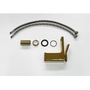 Ver mais imagens de Torneira Monocomando Dourada Gold Bica Baixa Luxo Banheiro Lavabo Pia Cuba Inovartte In60