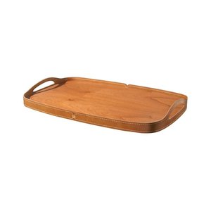 Bandeja Vale com Tampo Laminado Castanho