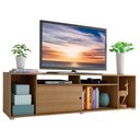 Ver imagem 2 de Rack para TV até 65 Polegadas Madesa Cancun Rustic Cor:Rustic