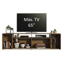 Ver imagem 4 de Rack para TV até 65 Polegadas Madesa Cancun Rustic Cor:Rustic