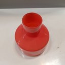 Ver imagem 3 de Vaso Decorativo Enfeite Casa Garrafa Home&Co Vidro 14x13x13cm Laranja