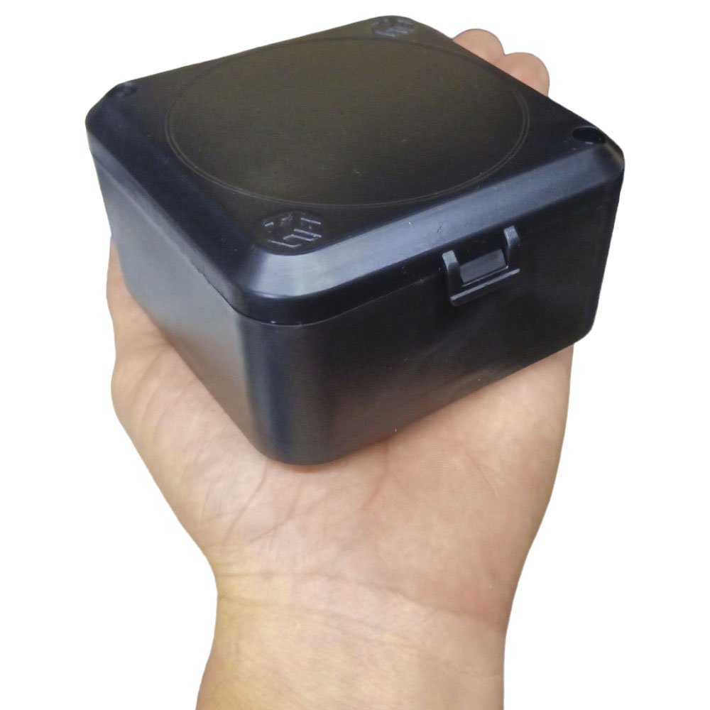 Kit 5 Caixa Câmera Cftv Proteção Conector Balun Fonte 10x10 com Vedação Preta Black - 5