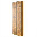 Ver imagem 2 de Cristaleira 2 Portas Reflecta com LED e Espelho 76cm 100% MDF Luminare Marrom/Marrome