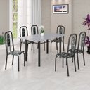 Ver imagem 1 de Conjunto Sala de Jantar com 6 Cadeiras Lívia Preto
