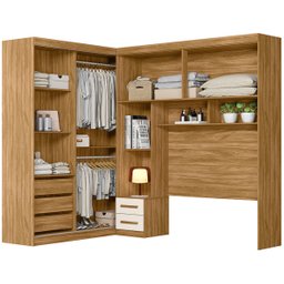 Guarda-Roupa Modulado Florença 6 Portas - MDF - Moval - 9