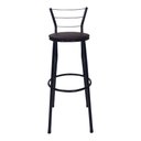 Ver imagem 2 de Banqueta Banco Alto Cozinha Alta Bar Bistro Area Americana:marrom