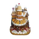 Ver imagem 2 de Enfeite Loja de Doces Ginger Natal C/luz 38x33cm Florarte 60145001
