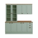Ver imagem 2 de Armário de Cozinha Genialflex Iluminata 3 Peças Verde Mint