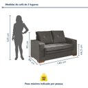 Ver imagem 4 de Conjunto de Sofá 2 e 3 Lugares Toquio