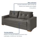 Ver imagem 6 de Conjunto de Sofá 2 e 3 Lugares Toquio