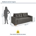 Ver imagem 3 de Conjunto de Sofá 2 e 3 Lugares Toquio