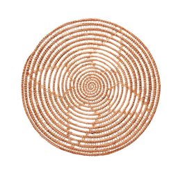Lugar Americano de Fibra Natural Decorado Palm 35cm - 1