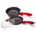 Ver imagem 1 de Panelas Ichef Ultra Sauté Grand - Day By Day com Tampa Ichef 24cm - Vermelha | Ichef