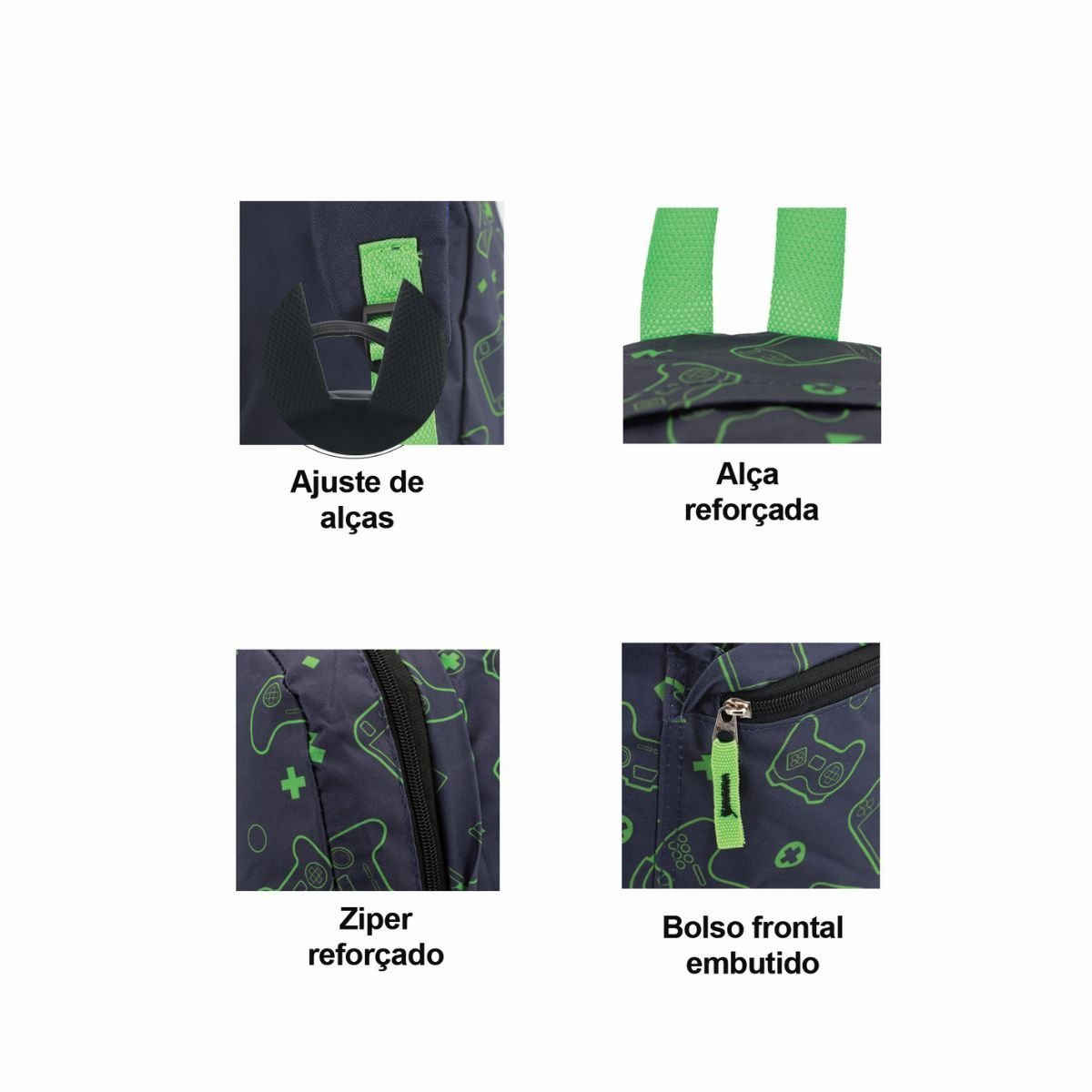 Mochila 100% Poliéster De Excelente Qualidade e Durabilidade - 4