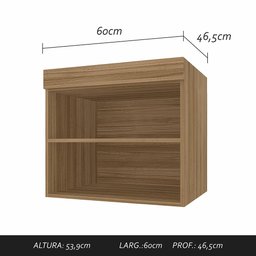 Guarda Roupa Casal Modulado Maeve Boreal/branco - Móveis Arapongas Boreal/branco - 5
