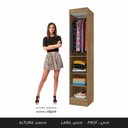 Ver imagem 7 de Guarda Roupa Casal Modulado Maeve Boreal/branco - Móveis Arapongas Boreal/branco