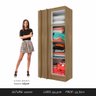 Guarda Roupa Casal Modulado Maeve Boreal/branco - Móveis Arapongas Boreal/branco - 6