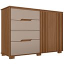 Ver imagem 2 de Cômoda para Quarto 4 Gavetas 2 Portas 147cm Texas