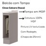 Balcão Porta Toalha Tampo 20cm C362 Americana Cinza Calcare Henn - 3