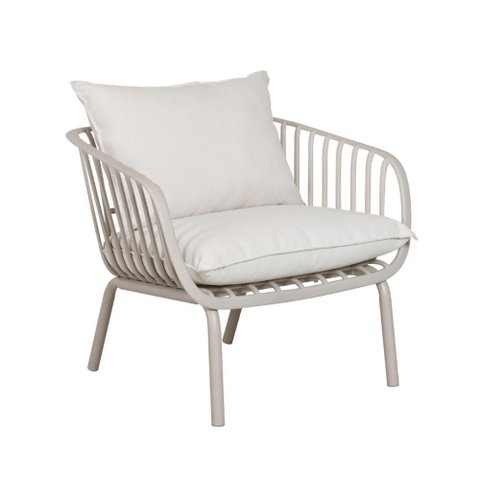 Poltrona Sofá 1 Lugar Noronha Seiva Fratini 79 Cm Largura Base Aço Assento Polipropileno Estof