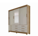 Ver imagem 1 de Guarda Roupas 1430 Buriti - 3PTS 9GAV c/Esp Cumaru/Fendi Fosco 25