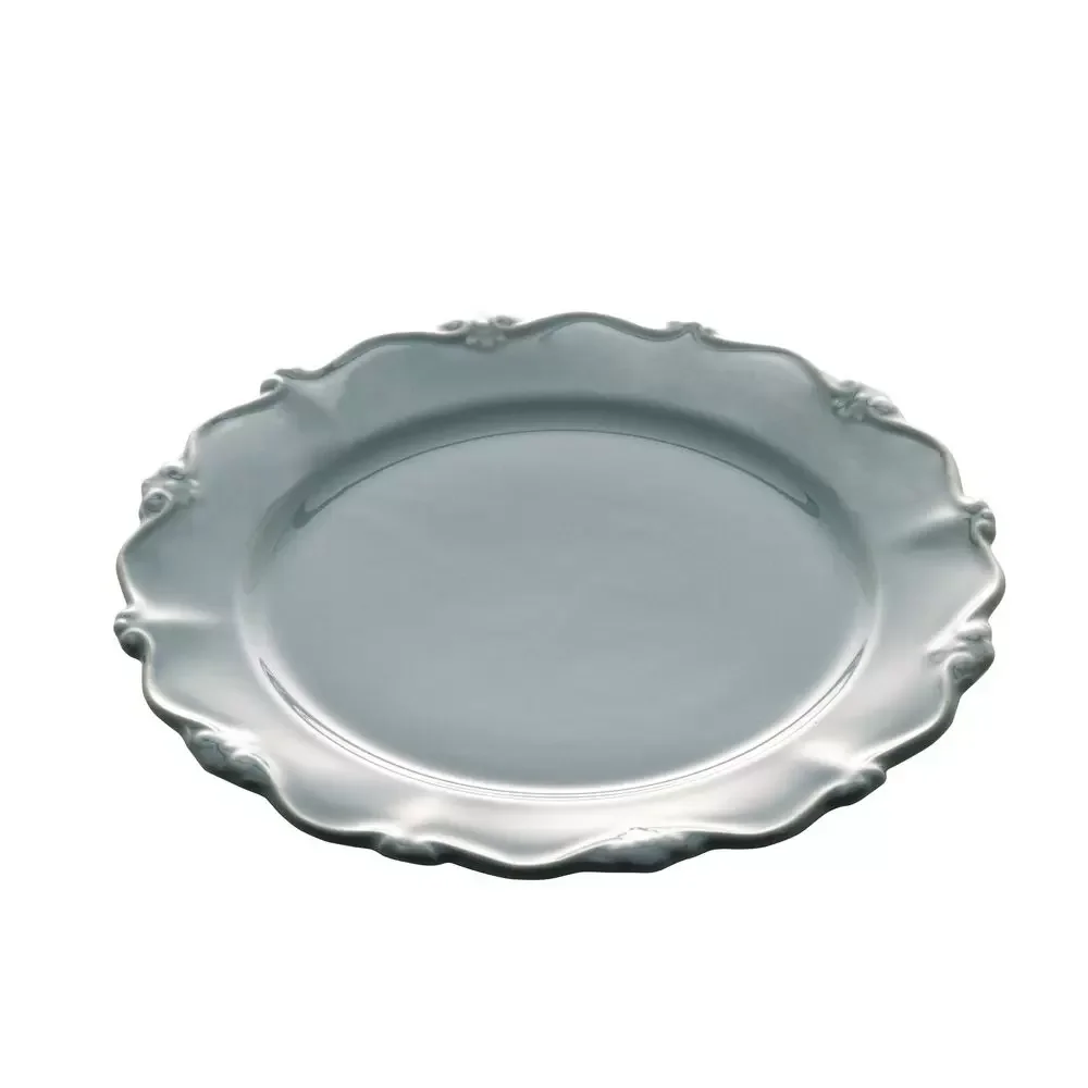 Prato Raso P/Sobremesa de Porcelana Fancy Menta 20cm Wolff - 2