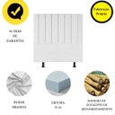 Ver imagem 4 de Cabeceira Estofada Cama Solteiro 90cm Luna Suede e Frame Branco