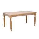 Ver imagem 3 de Mesa de Jantar 160x90 Madeira Maciça Caramelo Envelhecido