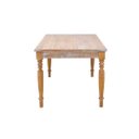 Ver imagem 4 de Mesa de Jantar 160x90 Madeira Maciça Caramelo Envelhecido