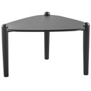 Ver imagem 4 de Kit 02 Mesas de Centro e 01 Mesa Lateral Pés Madeira Trium A03 Nero Preto - Lyam Decor