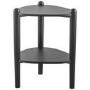 Ver imagem 5 de Kit 02 Mesas de Centro e 01 Mesa Lateral Pés Madeira Trium A03 Nero Preto - Lyam Decor