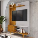 Ver imagem 2 de Estante Home Tv 55 Pol 136 Cm Corumbau Naturalle Off White Bechara