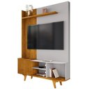 Ver imagem 1 de Estante Home Tv 55 Pol 136 Cm Corumbau Naturalle Off White Bechara