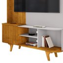 Ver imagem 4 de Estante Home Tv 55 Pol 136 Cm Corumbau Naturalle Off White Bechara