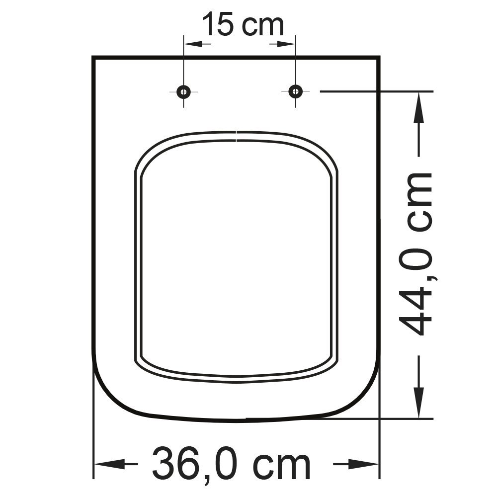 Assento Sanitário Misti Tampa Icasa Preto Matte Soft Close - 5