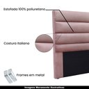 Ver imagem 3 de Cabeceira Decorativa Queen Size 1,60M Guess Veludo Lilás - Gran Belo