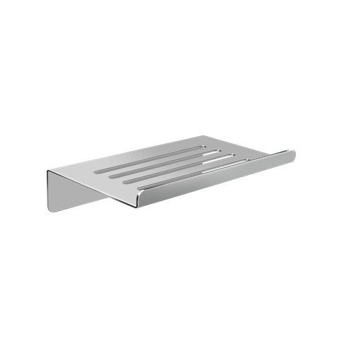 Saboneteira para Banheiro Escovado Grega Aço Inox 14cm