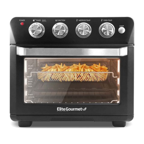 Elite Gourmet Eaf9100 Forno Air Fryer Elétrico 25l Preto