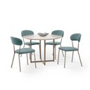 Ver imagem 2 de Conjunto para Sala de Jantar com 4 Cadeiras Ditalia