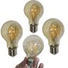 Lampada Led 30w Multifilamento Vintage Kit 4 Uni Retro Decoraçao Iluminaçao Casa Quarto Sala Cozinha - 1