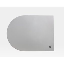 Tampa para Louças Sanitária com Fechamento Suave Turim:branco - 1