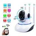 Ver imagem 1 de Babá Eletrônica Câmera Ip Wifi Noturna S/fio 3 Antenas.