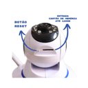 Ver imagem 4 de Babá Eletrônica Câmera Ip Wifi Noturna S/fio 3 Antenas.