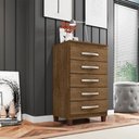 Ver imagem 2 de Comoda 5 Gavetas 57 Cm Moden 2259 Malbec Incp