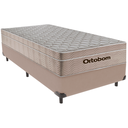 Ver imagem 1 de Cama Box Solteiro Bege+colchão Airtech Molas Ortobom