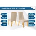 Ver imagem 2 de Cadeira Sala de Jantar Lia Cedro/veludo Moca - Dj Móveis