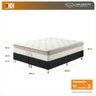 Cama Box Queen Preto + Colchão Molas Ensacadas Houston Pillow Inn 158x198x65cm - 3