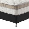 Cama Box Queen Preto + Colchão Molas Ensacadas Houston Pillow Inn 158x198x65cm - 5