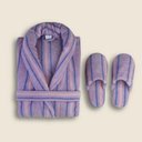 Ver imagem 2 de Pantufa Lines Microfibra Lilás 41x42 - A\casa